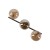 ESTERA GOLD Lampa sufitowa 3 5418 TK Lighting Złoty Bursztynowy