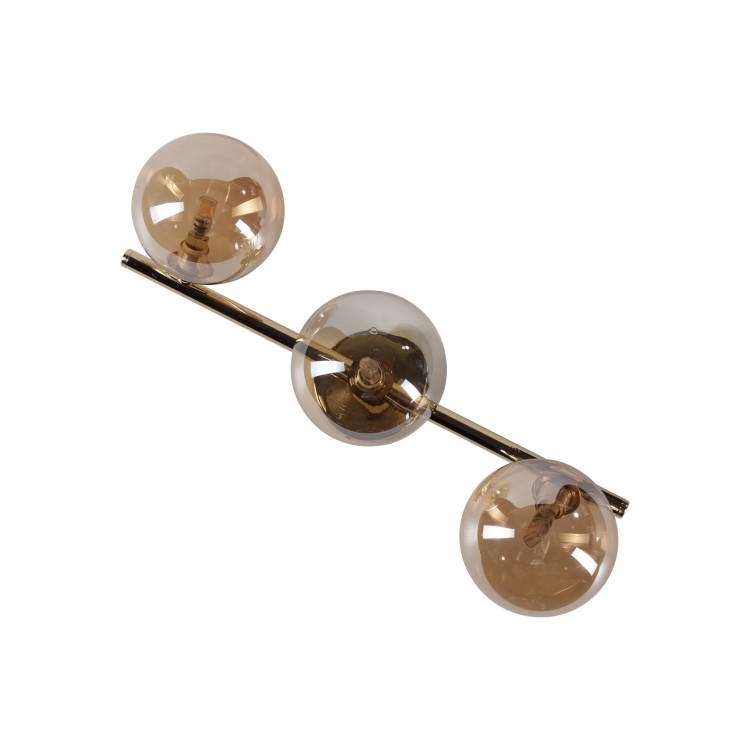 ESTERA GOLD Lampa sufitowa 3 5418 TK Lighting Złoty Bursztynowy