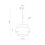 CALISTO JUTA Lampa wisząca 1 500 5419 TK Lighting Czarny Juta