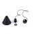 JUMP Lampa wisząca S 1 1811 TK Lighting Czarny Czarny