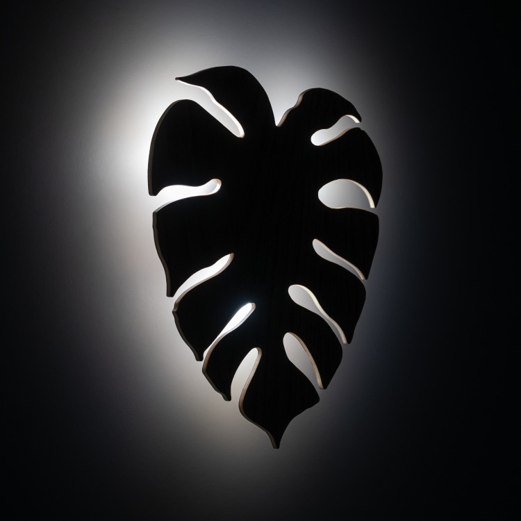 MONSTERA WOOD DĄB Kinkiet 3 5422 TK Lighting Dąb, Czarny Dąb