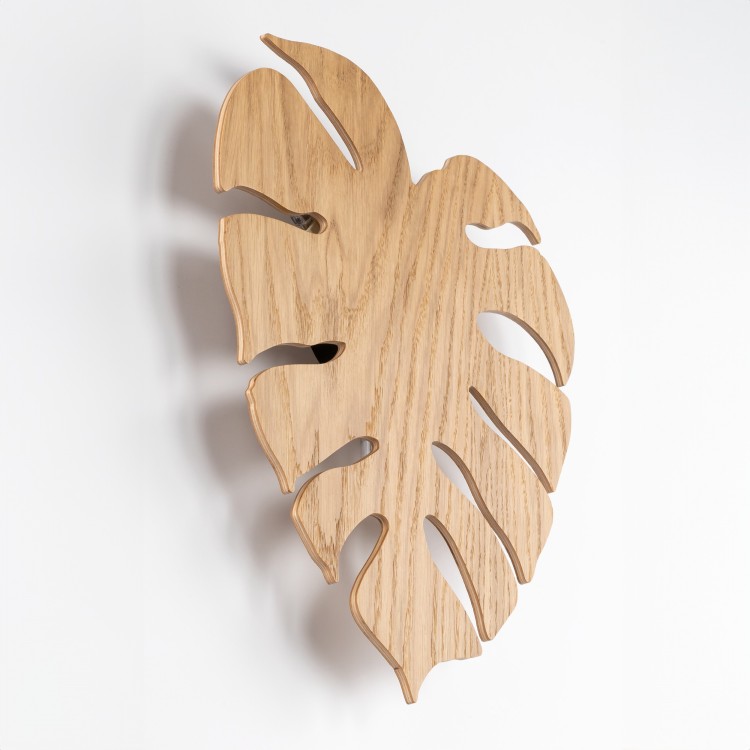 MONSTERA WOOD DĄB Kinkiet 3 5422 TK Lighting Dąb, Czarny Dąb