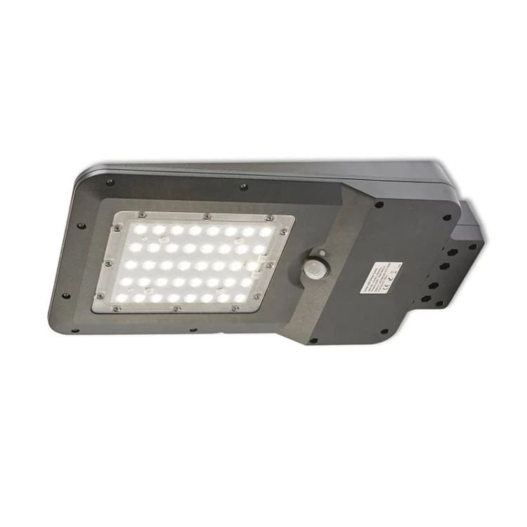 Lampa uliczna parkingowa solarna z czujnikiem ruchu i zmierzchu LED 15W LSLS15W Tracon Electric 1600lm parkowa z akumulatorem barwa neutralna