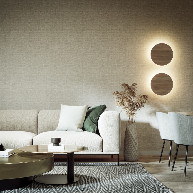 LUNA WOOD DĄB 400 Kinkiet 4 5449 TK Lighting Dąb, Czarny Dąb