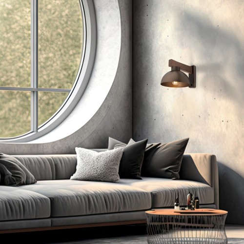 OSLO BROWN Kinkiet 1 6279 TK Lighting Brązowy, Orzech Brązowy