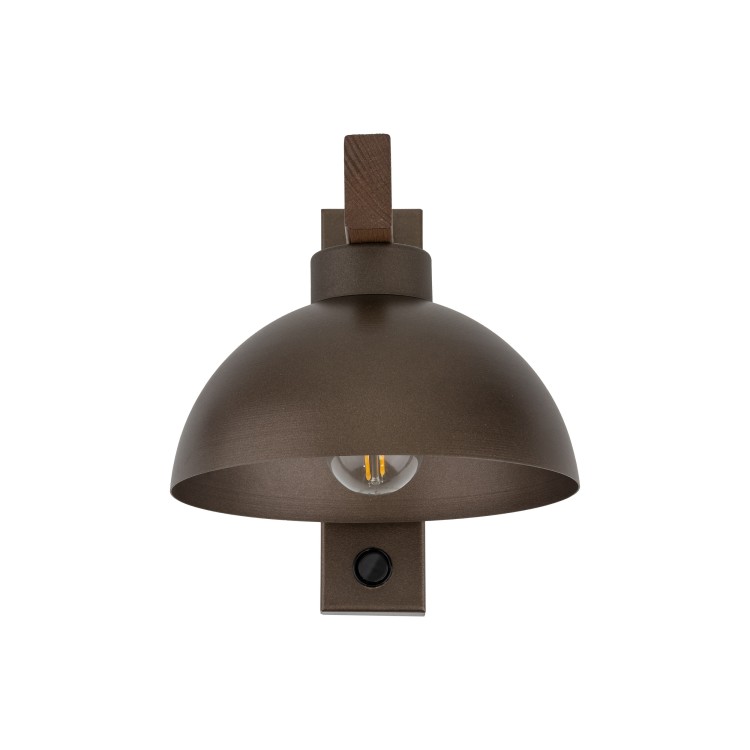 OSLO BROWN Kinkiet 1 6279 TK Lighting Brązowy, Orzech Brązowy