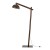 OSLO BROWN Lampa podłogowa 1 6319 TK Lighting Brązowy, Orzech Brązowy