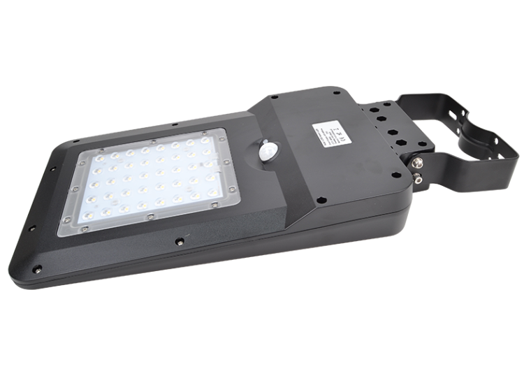 Lampa uliczna parkingowa solarna z czujnikiem ruchu i zmierzchu LED 15W LSLS15W Tracon Electric 1600lm parkowa z akumulatorem barwa neutralna