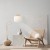DUO WHITE JUTA Lampa wisząca 1 1856 TK Lighting Biały Biały, Juta
