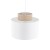 DUO WHITE JUTA Lampa wisząca 1 1856 TK Lighting Biały Biały, Juta