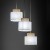 DUO WHITE JUTA Lampa wisząca 3 Koło 2594 TK Lighting Biały Biały, Juta