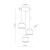 DUO WHITE JUTA Lampa wisząca 3 Koło 2594 TK Lighting Biały Biały, Juta