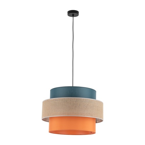 TRIO JUTA Lampa wisząca 1 2758 TK Lighting Czarny Multikolor