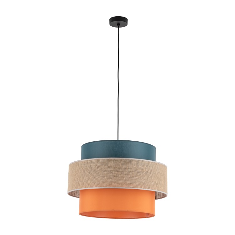 TRIO JUTA Lampa wisząca 1 2758 TK Lighting Czarny Multikolor