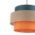 TRIO JUTA Lampa wisząca 1 2758 TK Lighting Czarny Multikolor