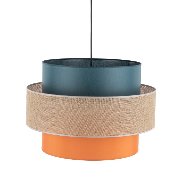 TRIO JUTA Lampa wisząca 1 2758 TK Lighting Czarny Multikolor