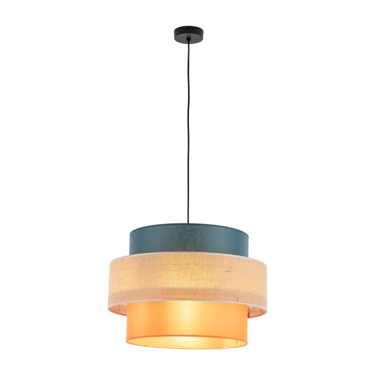 TRIO JUTA Lampa wisząca 1 2758 TK Lighting Czarny Multikolor