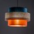 TRIO JUTA Lampa wisząca 1 2758 TK Lighting Czarny Multikolor