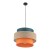 TRIO JUTA Lampa wisząca 1 2758 TK Lighting Czarny Multikolor