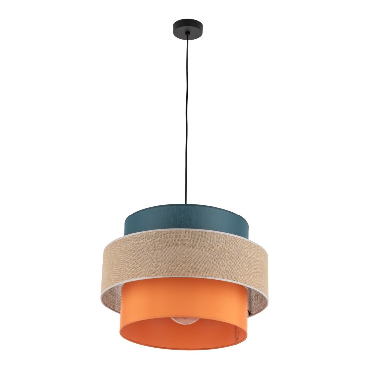 TRIO JUTA Lampa wisząca 1 2758 TK Lighting Czarny Multikolor