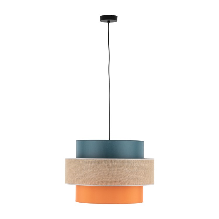 TRIO JUTA Lampa wisząca 1 2758 TK Lighting Czarny Multikolor