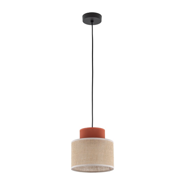 DUO JUTA BROWN Lampa wisząca 1 2785 TK Lighting Czarny Juta