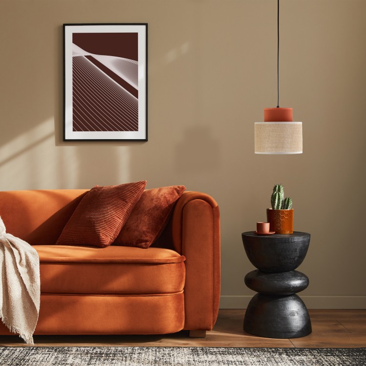 DUO JUTA BROWN Lampa wisząca 1 2785 TK Lighting Czarny Juta