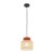 DUO JUTA BROWN Lampa wisząca 1 2785 TK Lighting Czarny Juta