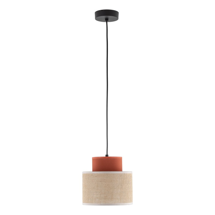 DUO JUTA BROWN Lampa wisząca 1 2785 TK Lighting Czarny Juta