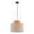 DUO JUTA ORANGE Lampa wisząca 1 3227 TK Lighting Czarny Juta, Pomarańczowy