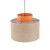 DUO JUTA ORANGE Lampa wisząca 1 3227 TK Lighting Czarny Juta, Pomarańczowy
