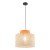 DUO JUTA ORANGE Lampa wisząca 1 3227 TK Lighting Czarny Juta, Pomarańczowy
