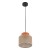 DUO JUTA ORANGE Lampa wisząca 1 3255 TK Lighting Czarny Juta, Pomarańczowy