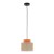 DUO JUTA ORANGE Lampa wisząca 1 3255 TK Lighting Czarny Juta, Pomarańczowy