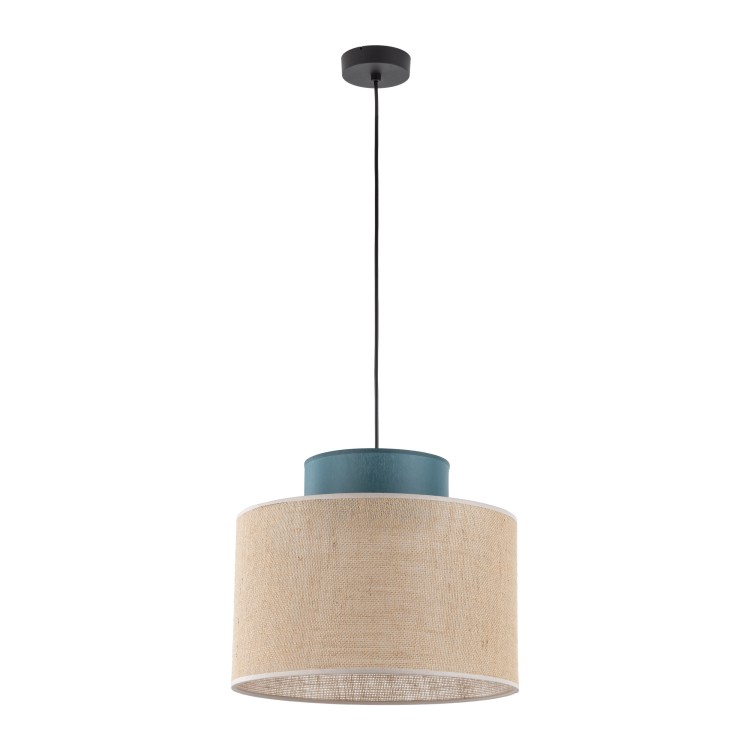 DUO JUTA GREEN Lampa wisząca 1 3256 TK Lighting Czarny Juta, Zielony