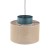 DUO JUTA GREEN Lampa wisząca 1 3256 TK Lighting Czarny Juta, Zielony