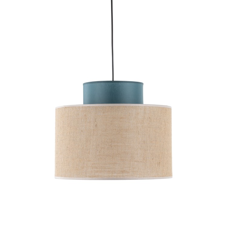 DUO JUTA GREEN Lampa wisząca 1 3256 TK Lighting Czarny Juta, Zielony