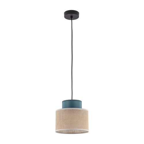 DUO JUTA GREEN Lampa wisząca 1 3257 TK Lighting Czarny Juta, Zielony
