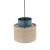 DUO JUTA GREEN Lampa wisząca 1 3257 TK Lighting Czarny Juta, Zielony