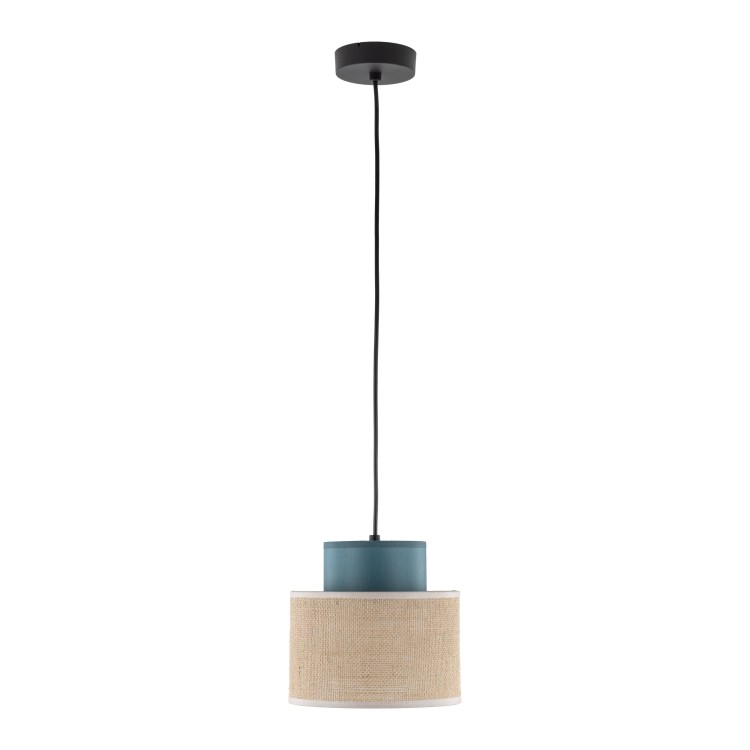 DUO JUTA GREEN Lampa wisząca 1 3257 TK Lighting Czarny Juta, Zielony
