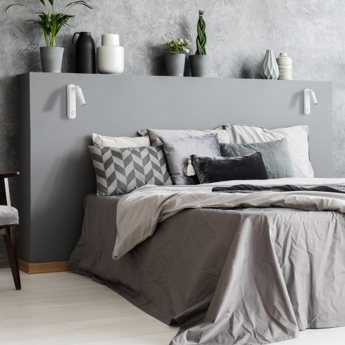 ENZO LONG WHITE Kinkiet 1 6620 TK Lighting Biały Biały