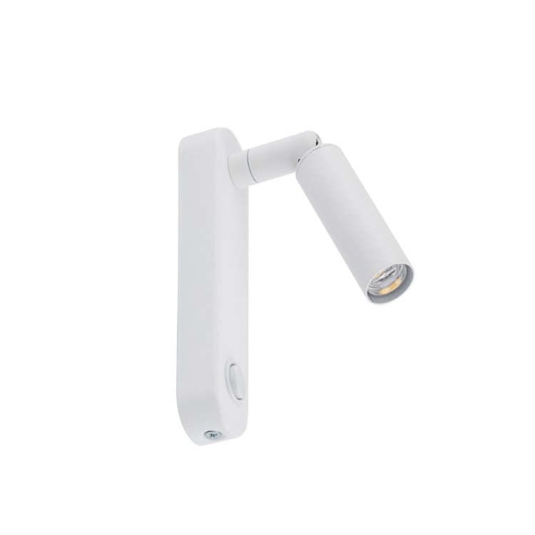 ENZO LONG WHITE Kinkiet 1 6620 TK Lighting Biały Biały