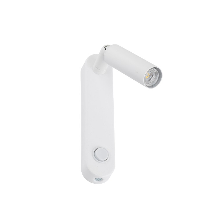 ENZO LONG WHITE Kinkiet 1 6620 TK Lighting Biały Biały
