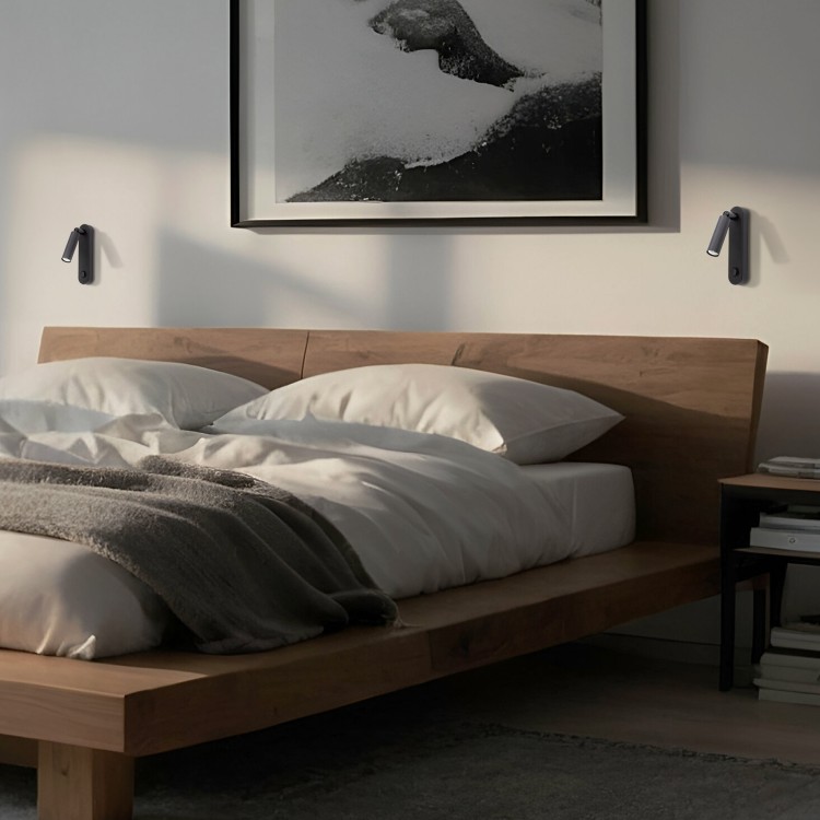 ENZO LONG BLACK Kinkiet 1 6621 TK Lighting Czarny Czarny