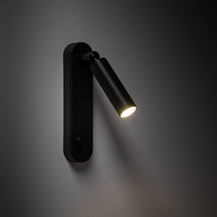 ENZO LONG BLACK Kinkiet 1 6621 TK Lighting Czarny Czarny