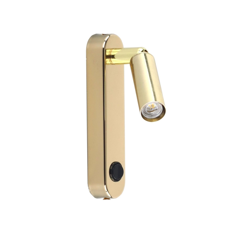 ENZO LONG GOLD Kinkiet 1 6624 TK Lighting Złoty Złoty