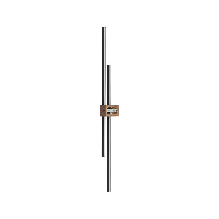 FLASH WOOD ORZECH Kinkiet 2 LED 6628 TK Lighting Orzech, Czarny