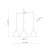 CONO BLACK Lampa wisząca 3 L 6629 TK Lighting Czarny Czarny