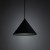 CONO BLACK Lampa wisząca 1 M 6630 TK Lighting Czarny Czarny