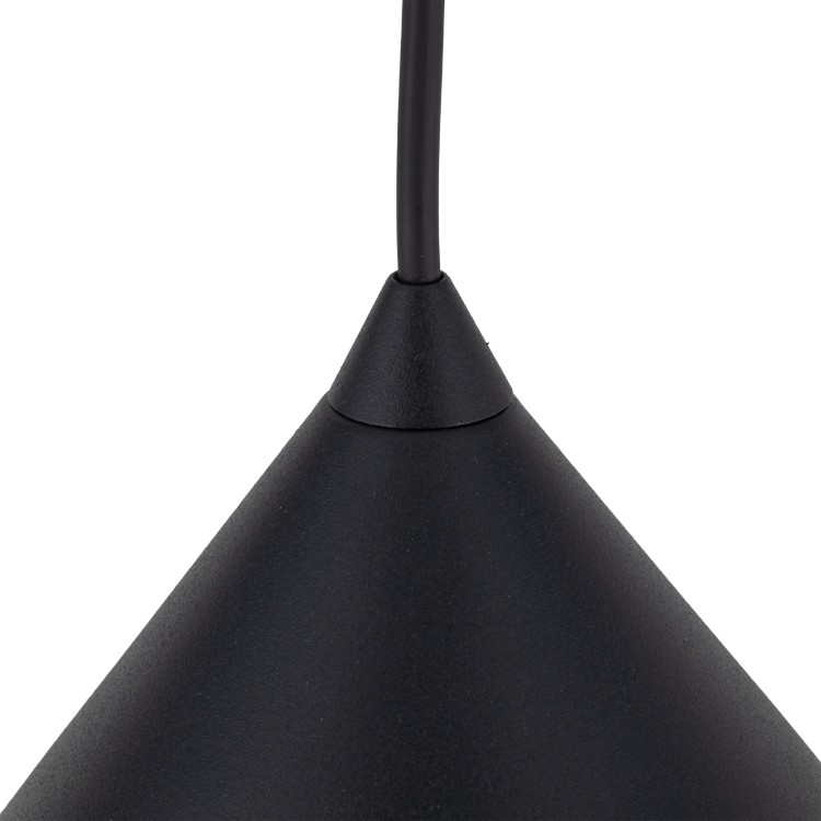 CONO BLACK Lampa wisząca 1 M 6630 TK Lighting Czarny Czarny